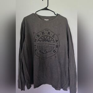 Timberland Gray Long Sleeve Men's Shirt XL